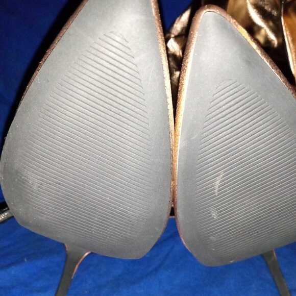 ROSE GOLD FAUX LEATHER SLOUCH BELT / THIGH HIGH  ( BRAND NEW !!! ) - Picture 3 of 6